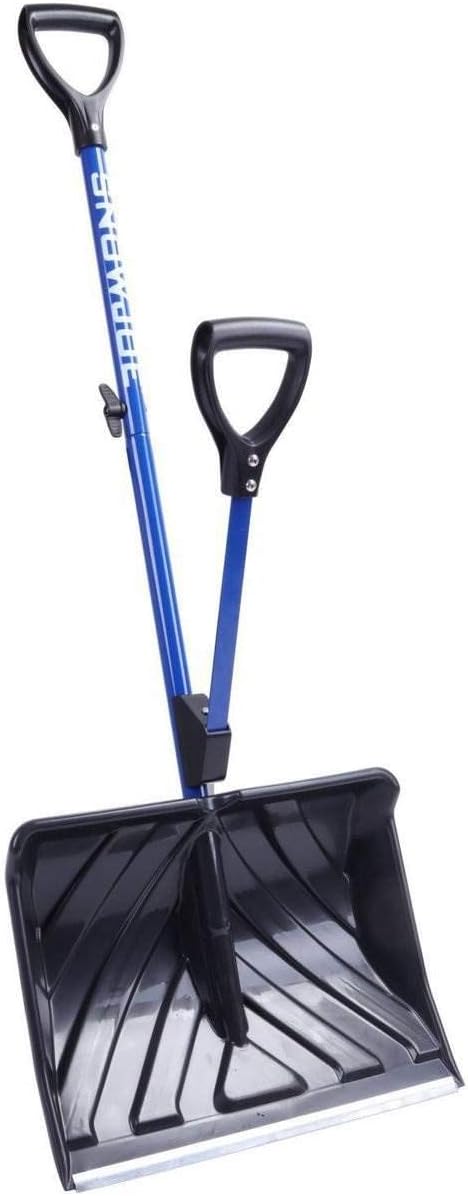 Snow Joe Shovelution 18″ Snow Shovel with Assist Handle – Lightweight 3.5 lb