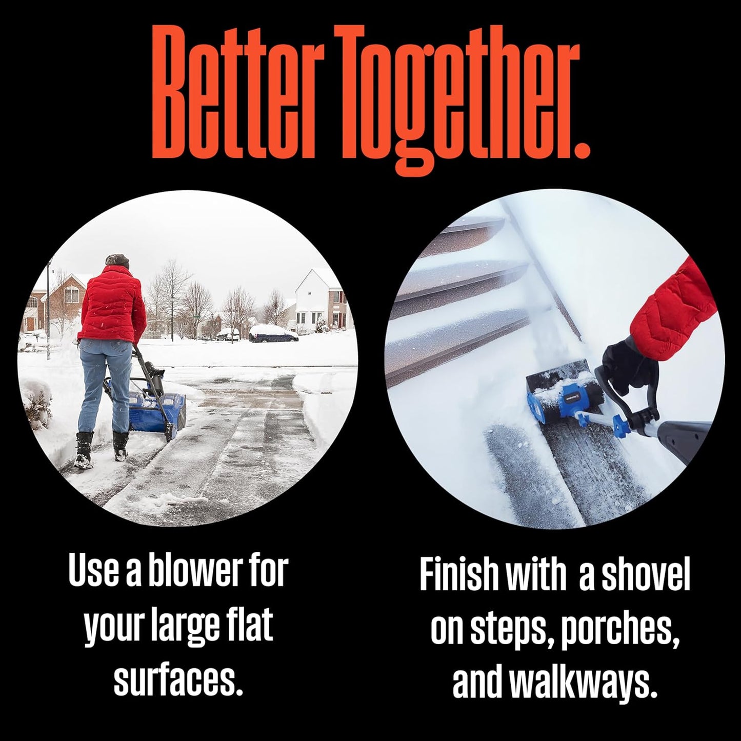 Westinghouse WSnow20 20″ Electric Snow Blower, 1800W, Steel Auger, LED Lights